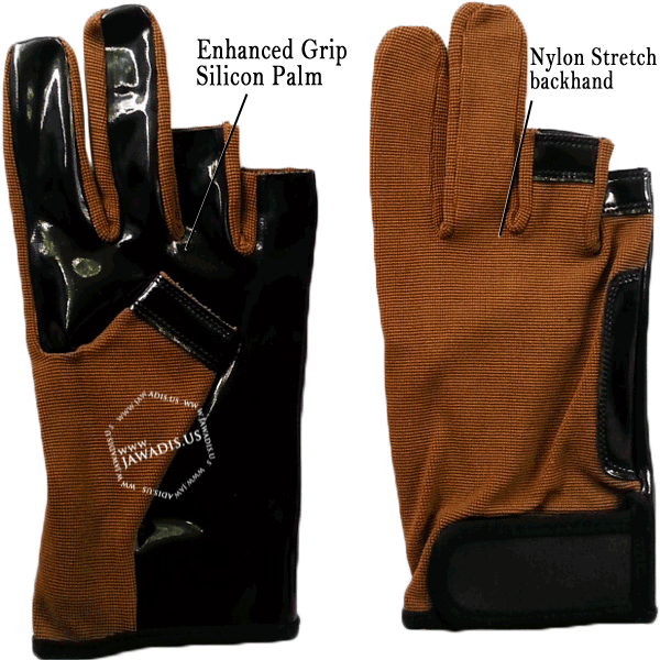 A0403a001 Premium Parkour Sports Gloves in Brown