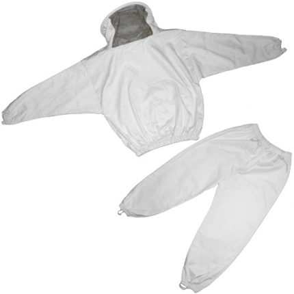 A1117n004 Jawaidis 2 Pieces White Bee Suit A